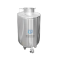 50L mini storage tank food grade small mobile container milk pail stainless steel for milk, alcohol,chemistry, resin